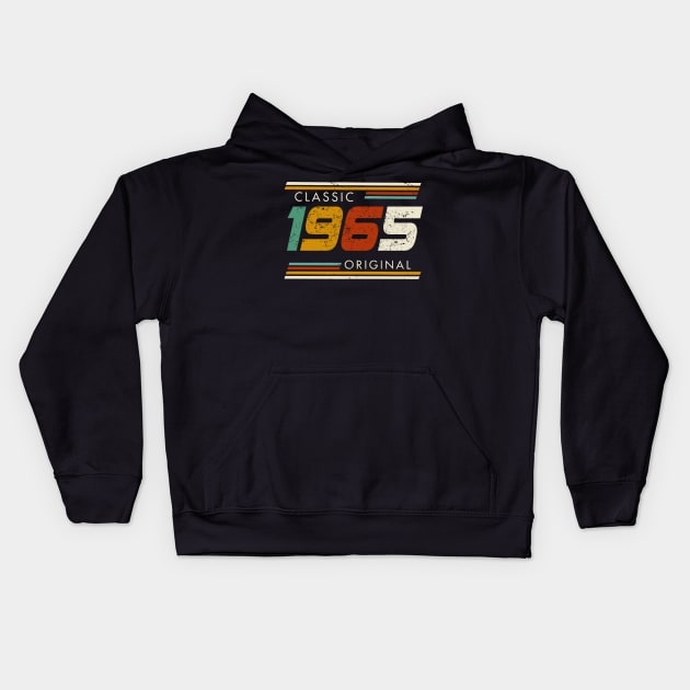 Classic 1965 Original Vintage Kids Hoodie by Kontjo